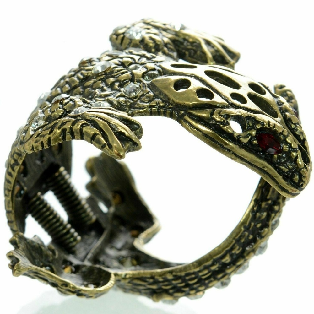 Chico's Lizard Hinged Cuff Bracelet - LIMITED!
